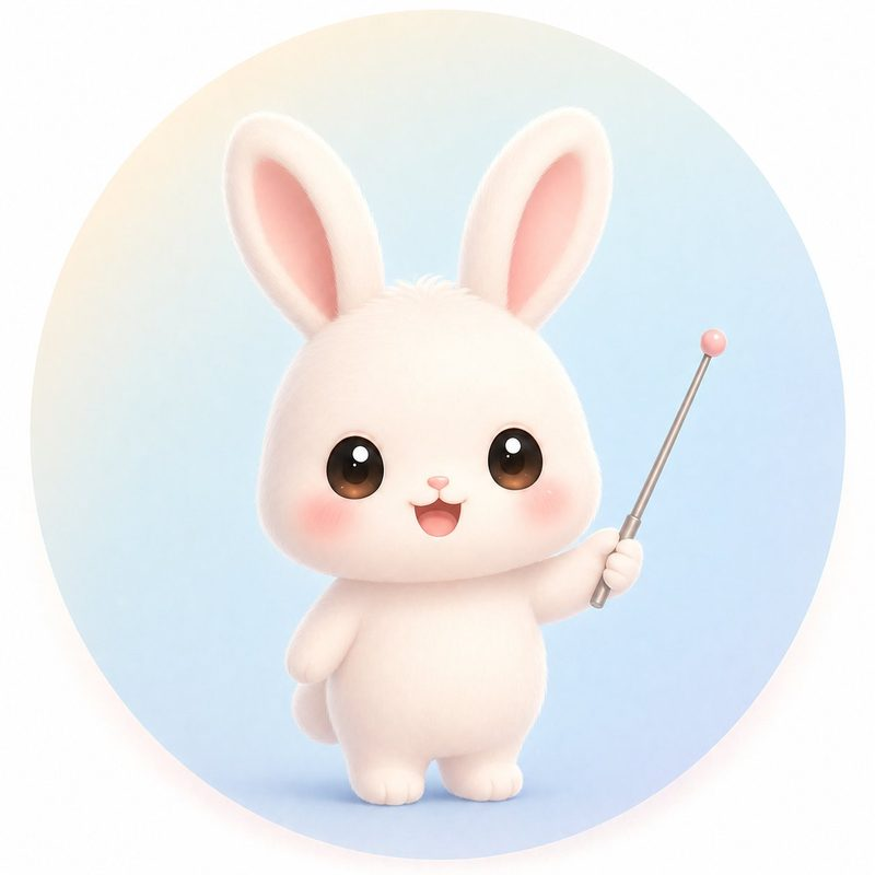 ポイントまとめ（うさぎのキャラクター）